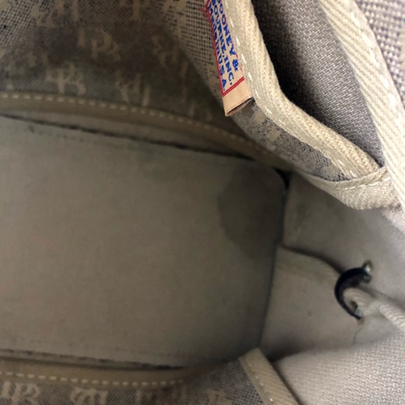 Dooney & Bourke Signature Logo Canvas/Leather Tassel Bag - Picture 7 of 16